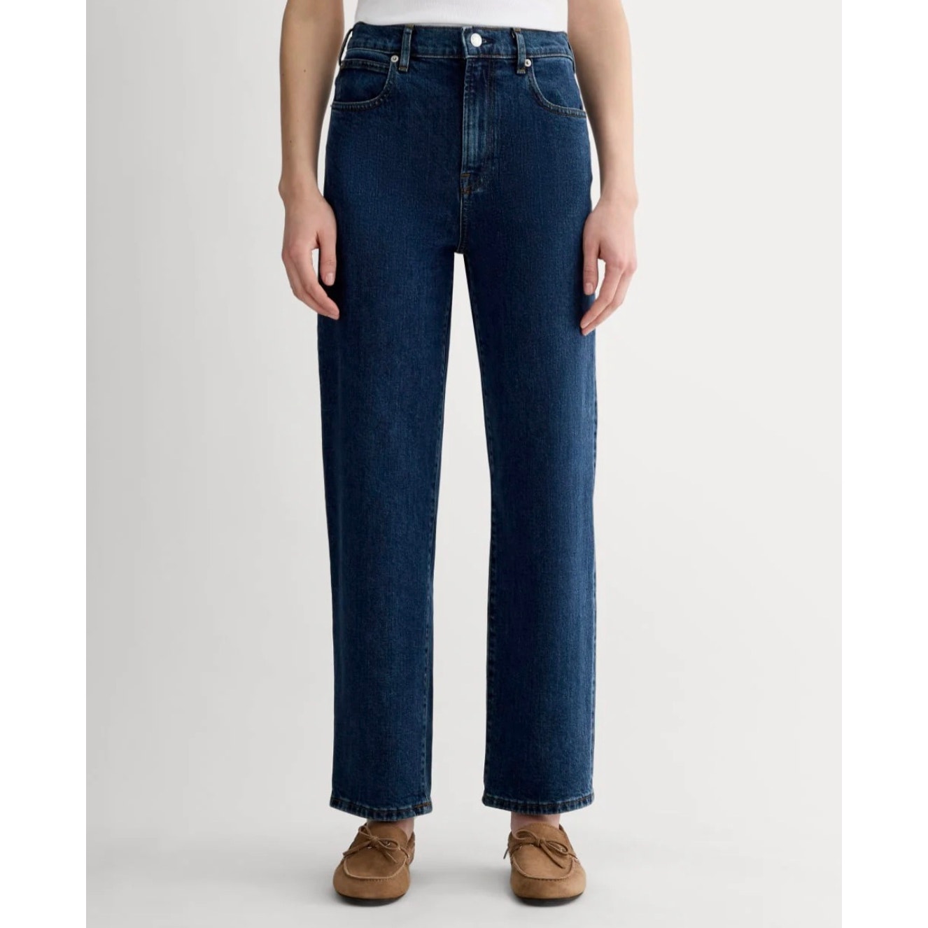 Everlane Nwt The Way-High Jean Vintage Indigo Organic Cotton Denim - 25l